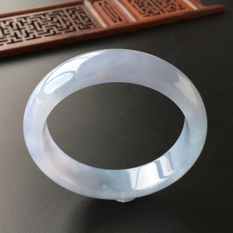 (超值推荐)糯冰种紫罗兰手镯(57.1mm)