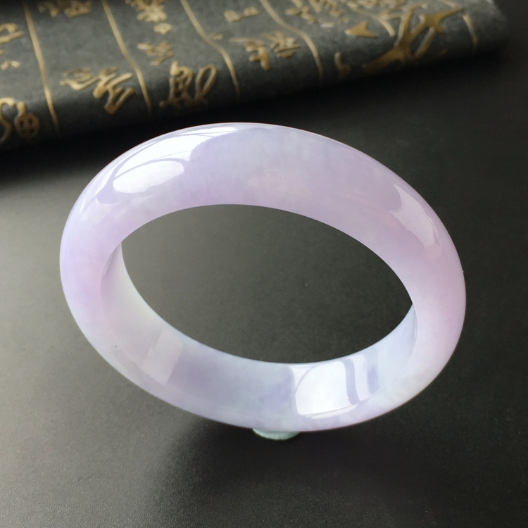 (超值推荐)糯冰种紫罗兰手镯(55.6mm)