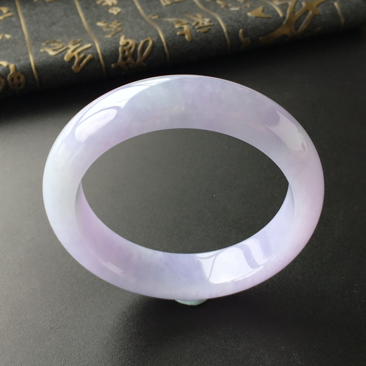 (超值推荐)糯冰种紫罗兰手镯(55.6mm)