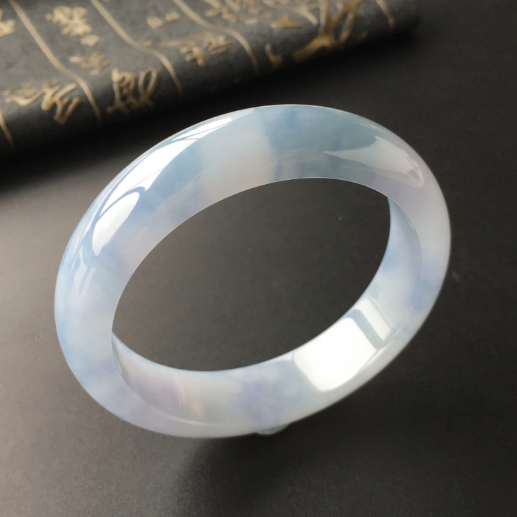 (超值推荐)糯冰种紫罗兰手镯(59.5mm)