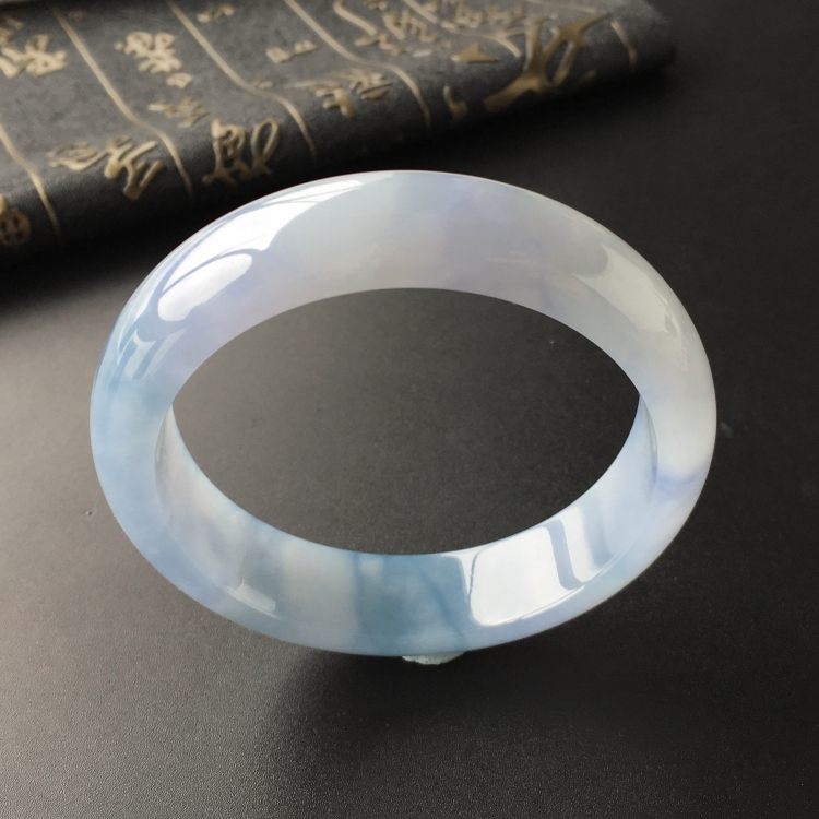 (超值推荐)糯冰种紫罗兰手镯(59.5mm)
