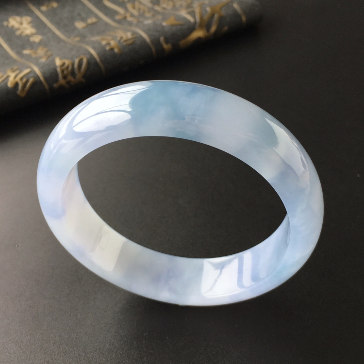 (超值推荐)糯冰种紫罗兰手镯(59.5mm)