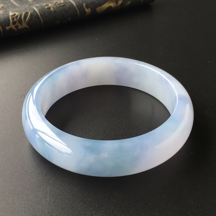 (超值推荐)糯冰种紫罗兰手镯(59.5mm)