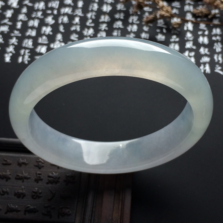 （超值推荐）冰种淡晴水手镯（58.7mm）