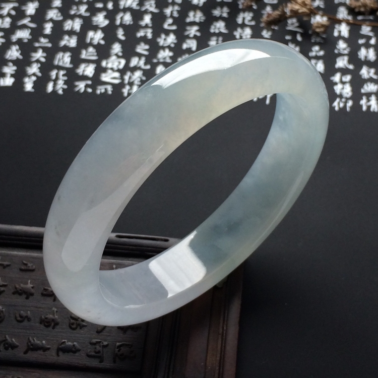 （超值推荐）冰种淡晴水手镯（58.7mm）