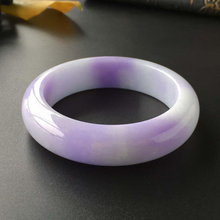 (超值推荐)糯冰种紫罗兰手镯(55mm)