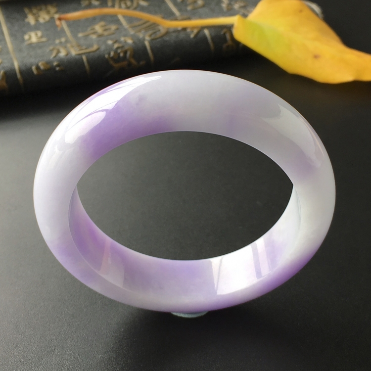 (超值推荐)糯冰种紫罗兰手镯(55mm)