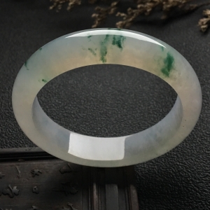 （超值推荐）冰种飘花手镯（55.5mm）