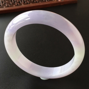 (超值推荐)糯冰种紫罗兰手镯(57.2mm)