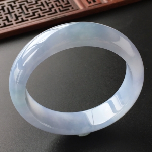 (超值推荐)糯冰种紫罗兰手镯(57.1mm)