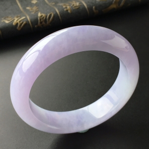 (超值推荐)糯冰种紫罗兰手镯(55.6mm)