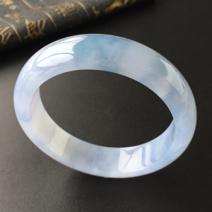 (超值推荐)糯冰种紫罗兰手镯(59.5mm)