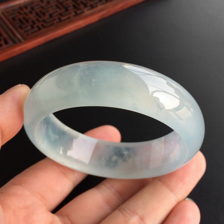 (超值推荐)冰种晴水手镯(57.8mm)