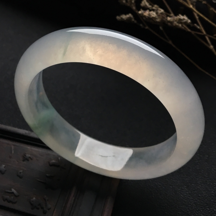 （超值推荐）冰种淡晴水手镯（56.2mm）