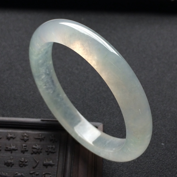 （超值推荐）冰种淡晴水手镯（56.1mm）
