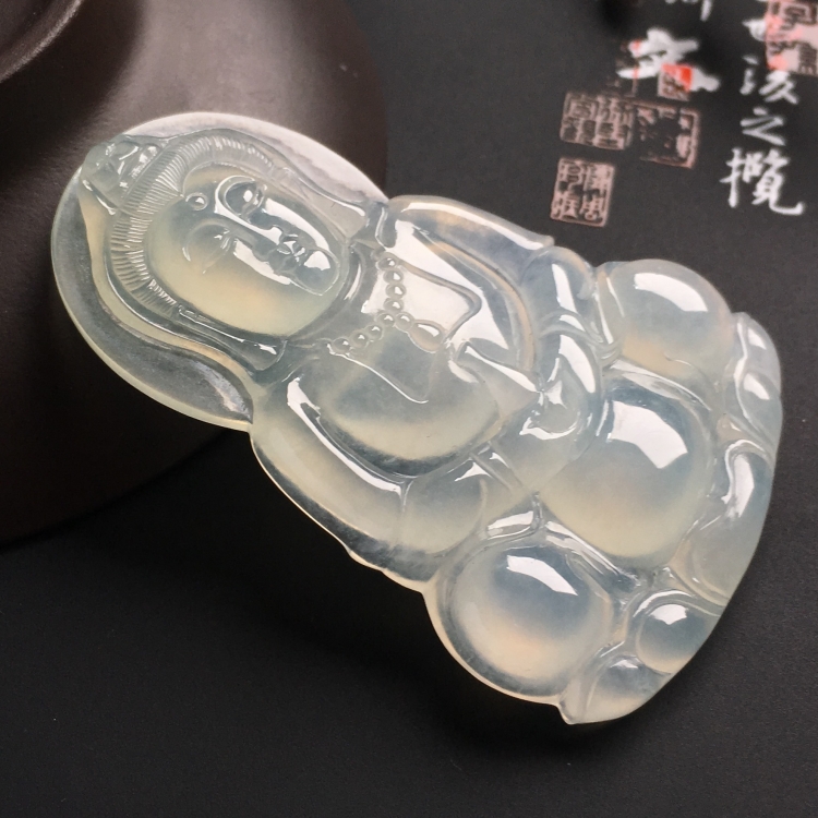 （超值推荐）冰种淡晴水观音挂件