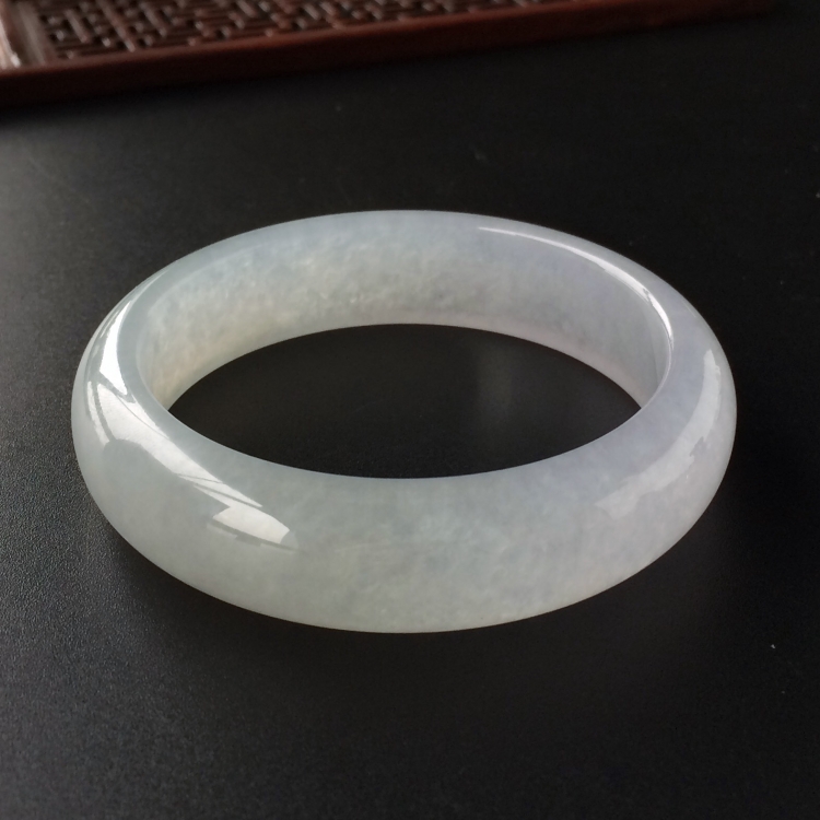 (超值推荐)冰种淡紫罗兰手镯(55mm)