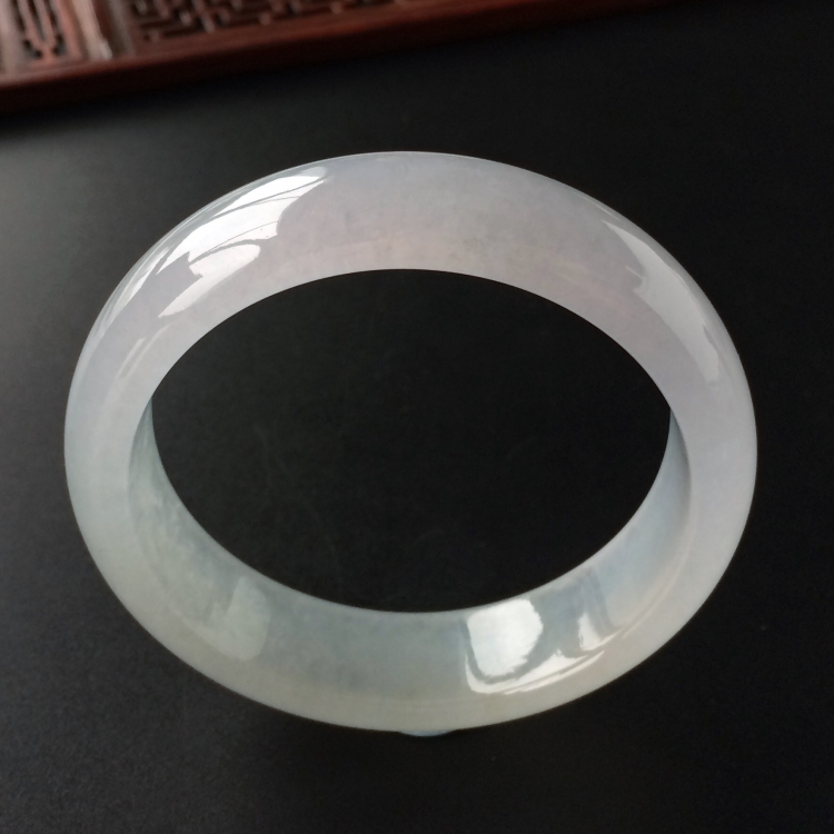(超值推荐)冰种淡紫罗兰手镯(55mm)