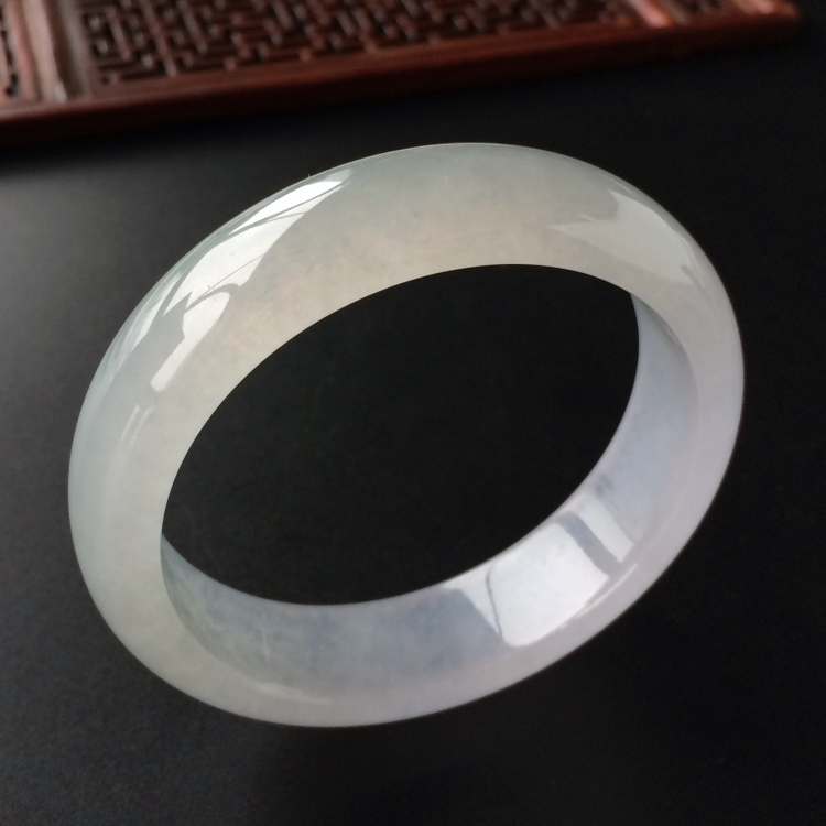 (超值推荐)冰种淡紫罗兰手镯(55mm)