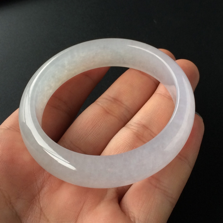 (超值推荐)冰种淡紫罗兰手镯(55mm)