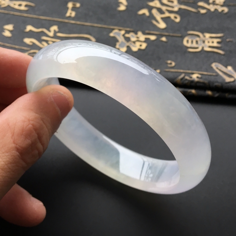 (超值推荐)冰种淡晴水手镯(58.6mm)