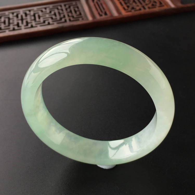 (超值推荐)冰种晴水手镯(55mm)