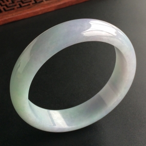 (超值推荐)糯冰种紫罗兰手镯(56.1mm)
