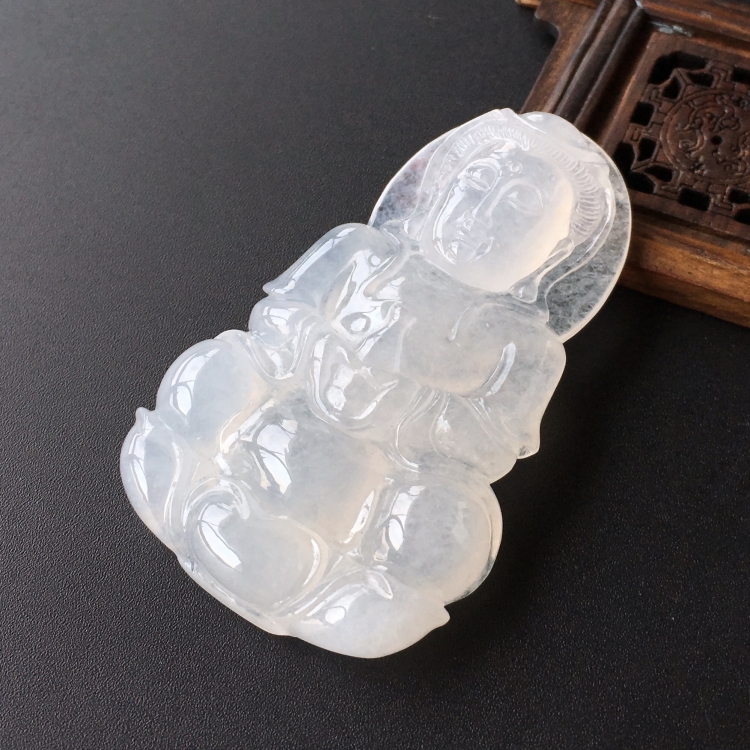 (超值推荐)冰种淡晴水观音挂件