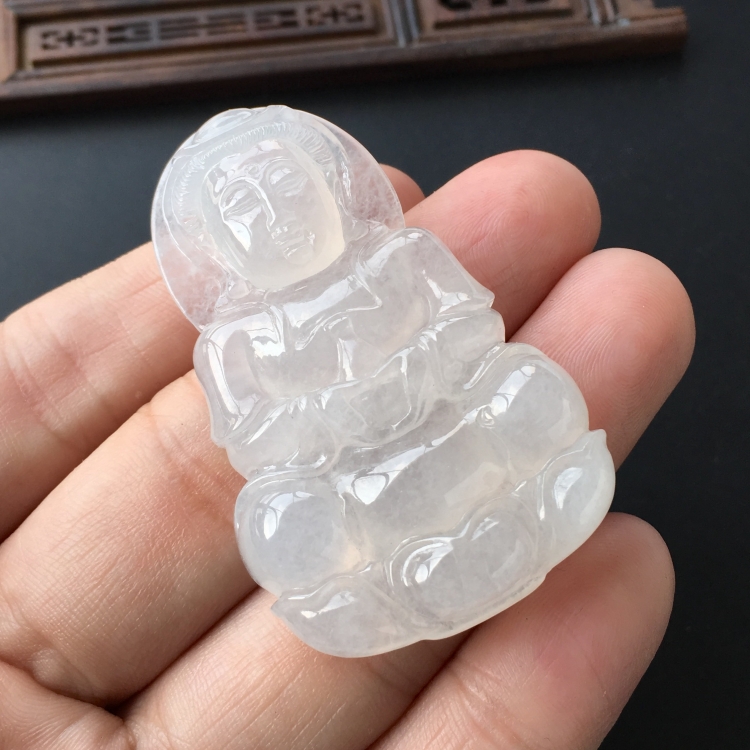 (超值推荐)冰种淡晴水观音挂件