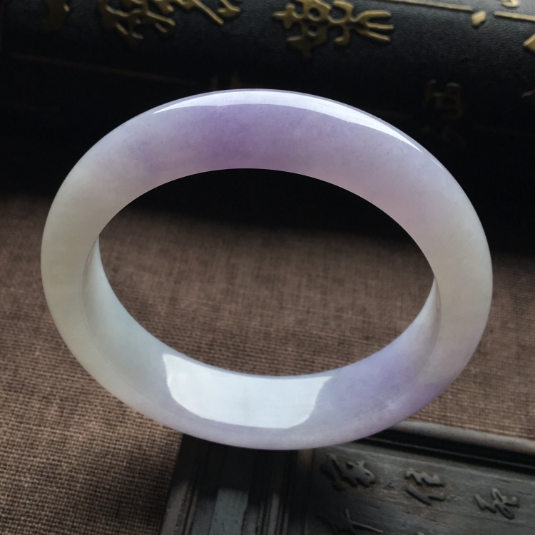 （超值推荐）糯冰种紫罗兰手镯（53.5mm）