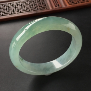 (超值推荐)冰种飘花手镯(57.3mm)