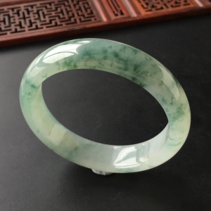 (超值推荐)冰种飘花手镯(57.6mm)