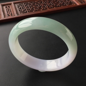 (超值推荐)糯冰种晴水紫罗兰手镯(56.4mm)