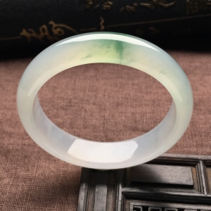 （超值推荐）冰种飘花手镯（57.5mm）