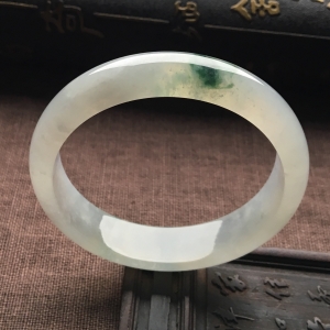 （超值推荐）冰种飘花手镯（55.5mm）