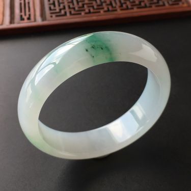 (超值推荐)冰种飘花手镯(57.7mm)