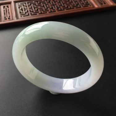 (超值推荐)糯冰种紫罗兰晴水手镯(58.6mm)
