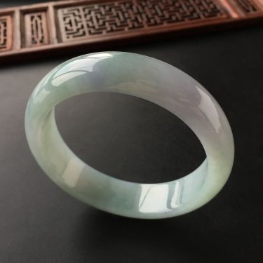 (超值推荐)糯冰种晴水紫罗兰手镯(60.8mm)
