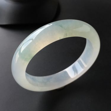 (超值推荐)冰种飘花手镯(57mm)
