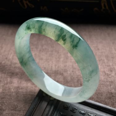 （超值推荐）冰种飘花手镯（54mm）