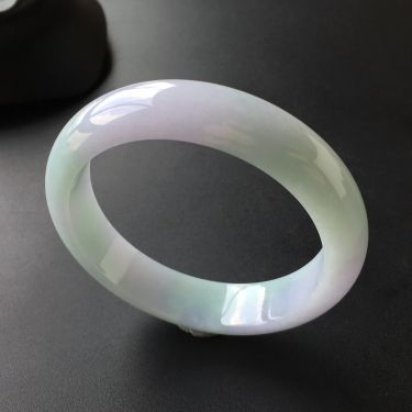 (超值推荐)糯冰种紫罗兰手镯(53.7mm)