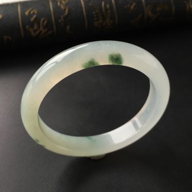 (超值推荐)冰种飘花手镯(57.7mm)