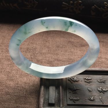 （超值推荐）冰种紫罗兰飘花贵妃镯（56mm-48mm）