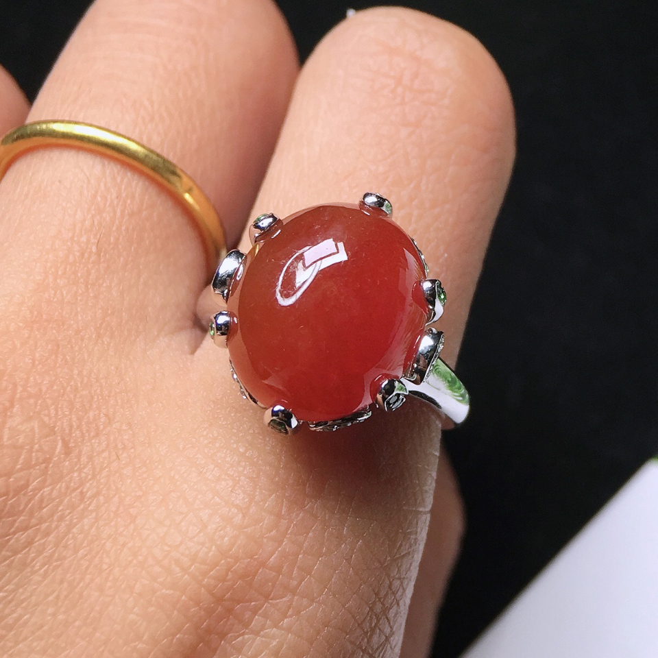 18k红翡戒指 - 翡翠王朝