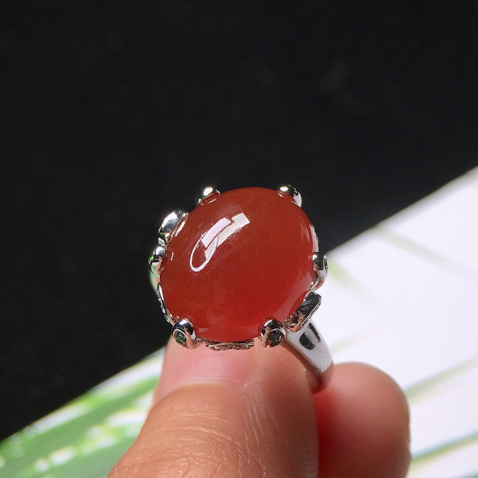 18k红翡戒指 - 翡翠王朝